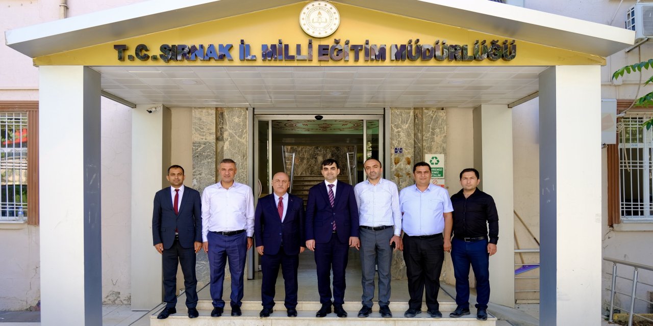 Şırnak Vali Yardımcısı Alparslan'dan İl Millî Eğitim Müdürlüğüne Veda Ziyareti