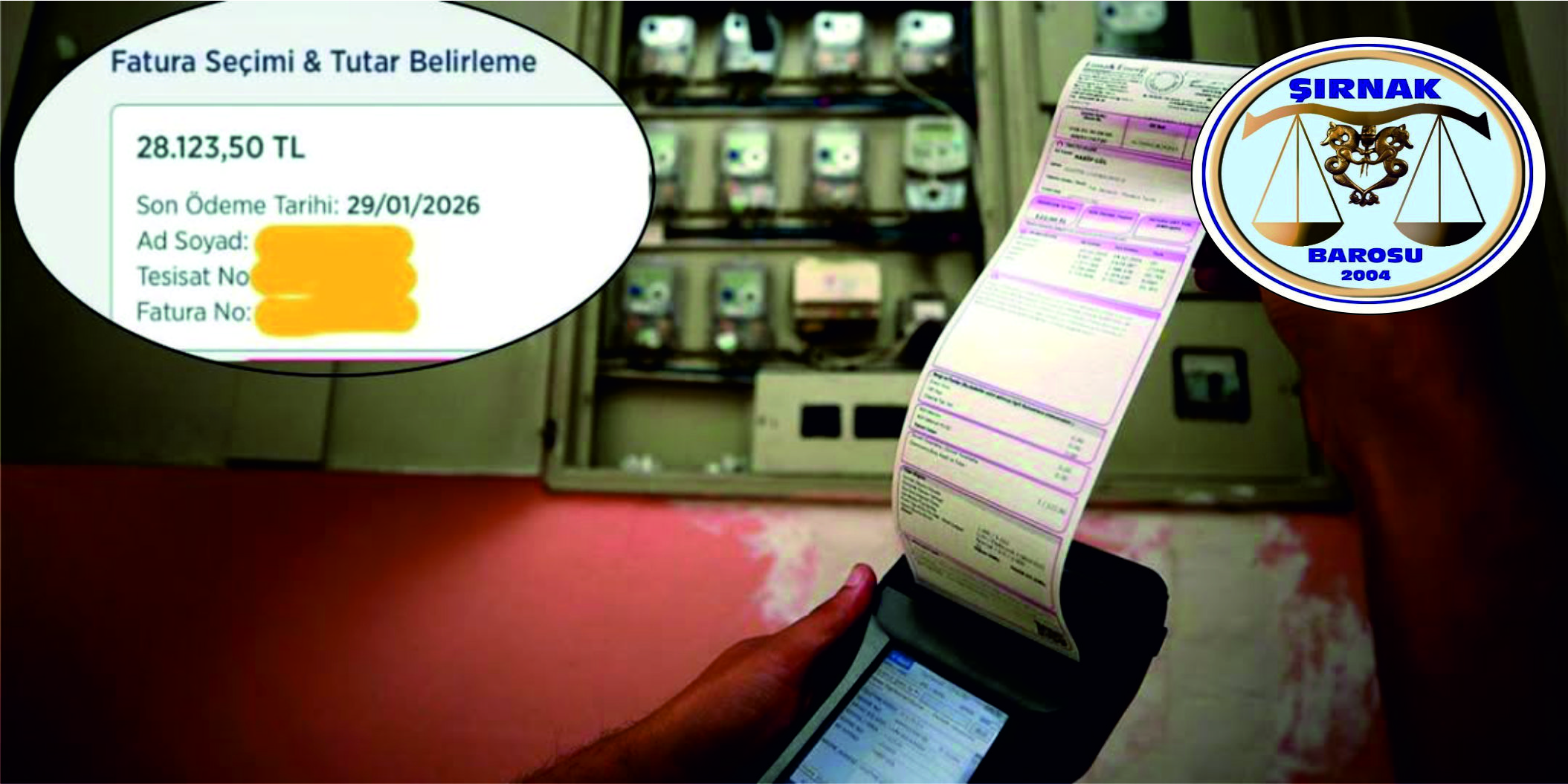 Şırnak Barosu’ndan Fahiş Elektrik Faturalarına Karşı Hukuk Mücadelesi