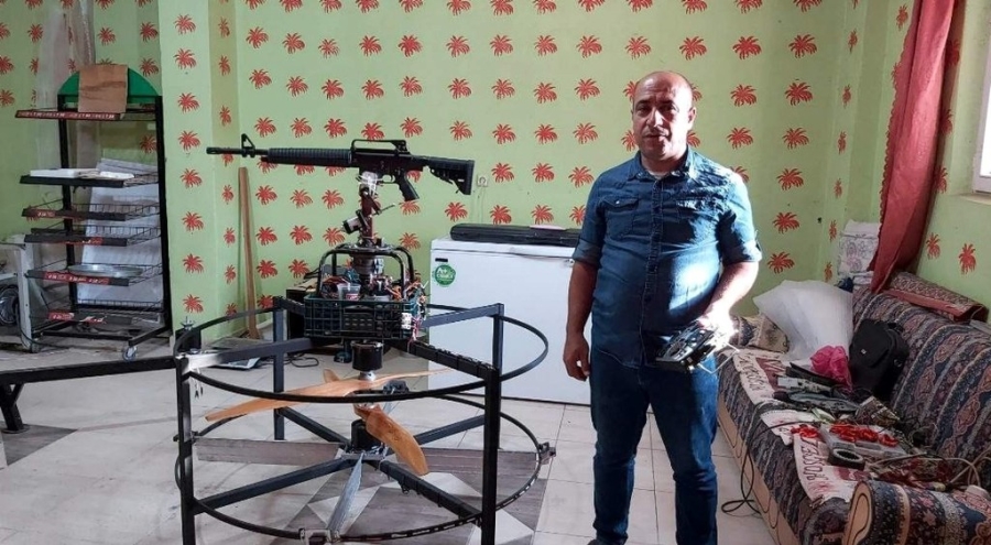 İlkokul mezunu Siirtli kaşif, uçan silahlı platform yaptı