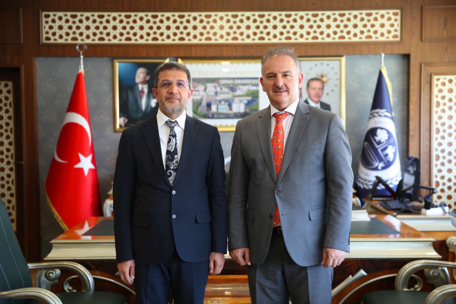 Harran Rektörü Güllüoğlu’ndan, Şırnak Rektörü Alkış’a İş Birliği Ziyareti