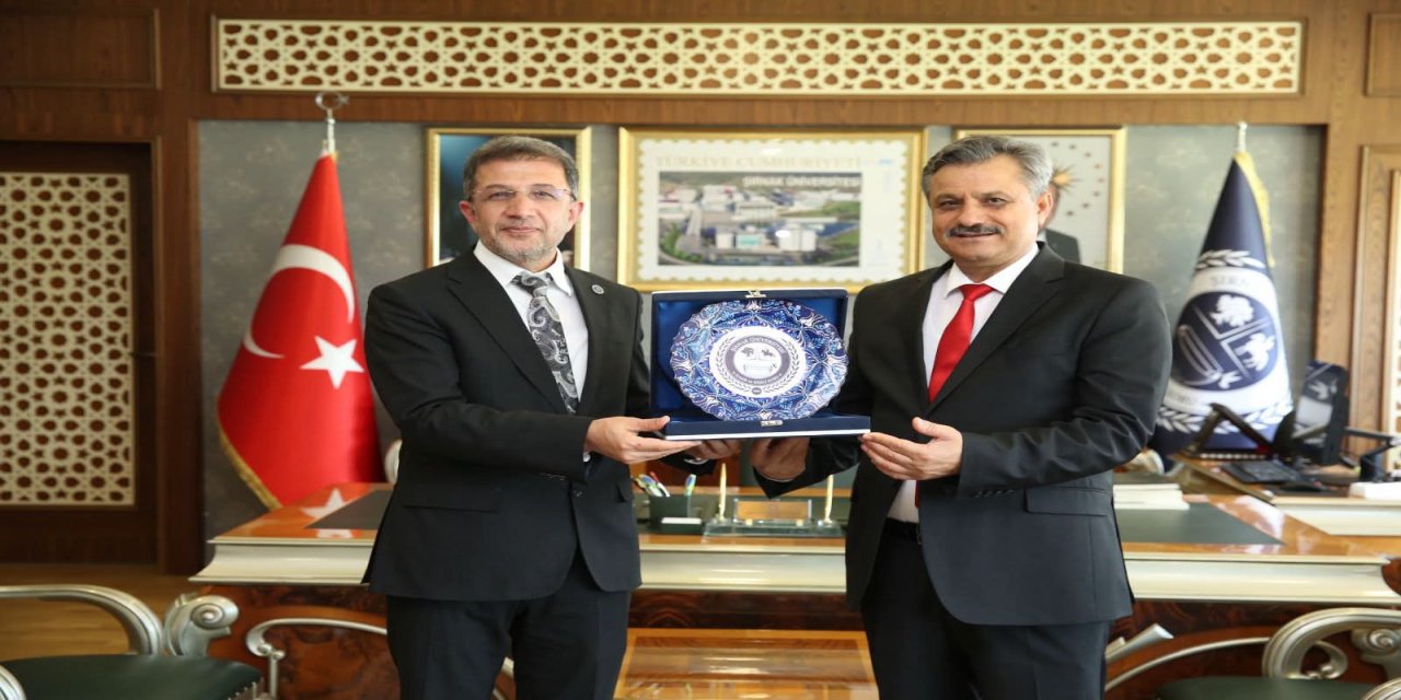 Rektör Prof. Dr. Alkış, Siirt Üniversitesi Rektörü Prof. Dr. Şındak’ı Ağırladı