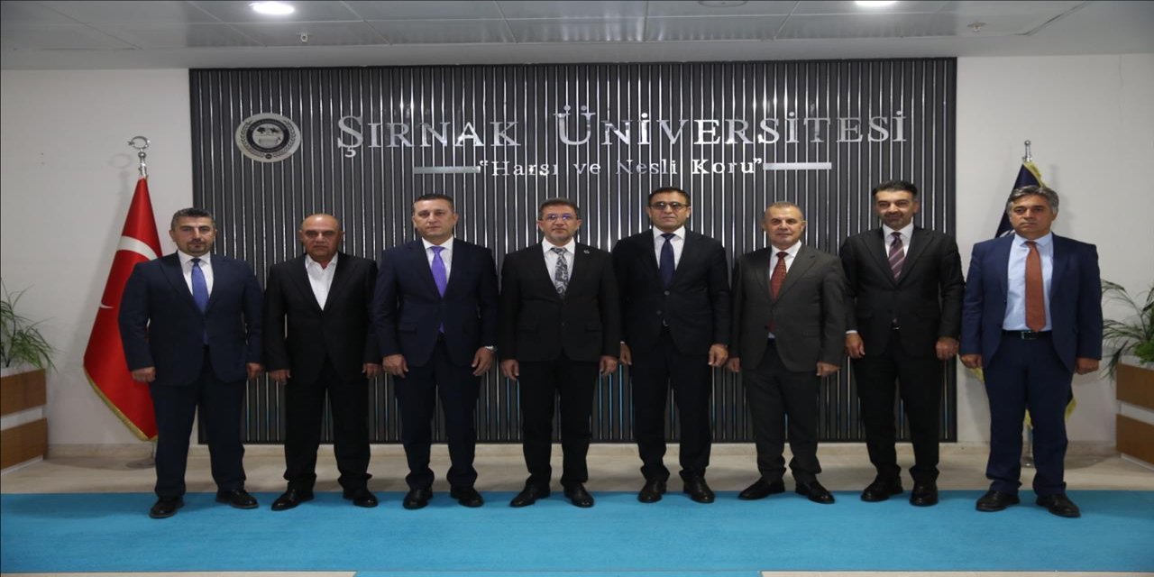 Şırnak Üniversitesi ile IKBY'deki 4 üniversite arasında akademik iş birliği görüşmeleri yapıldı