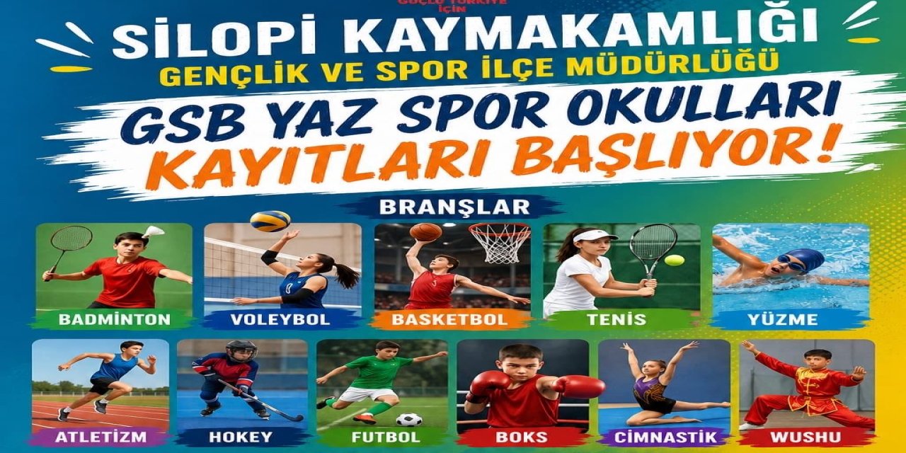 Silopi’de GSB Yaz Spor Okulları İçin Kayıtlar Başladı