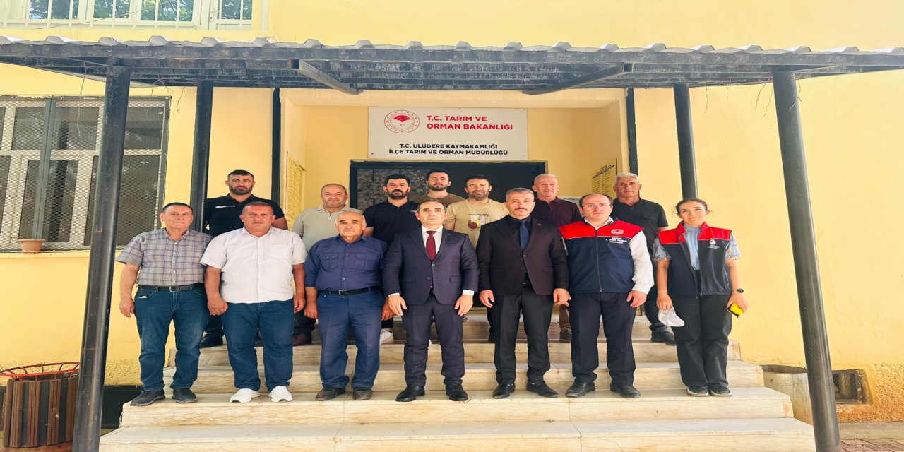Uludere'deki Tarım Çalışmalarına Yerinde Değerlendirme