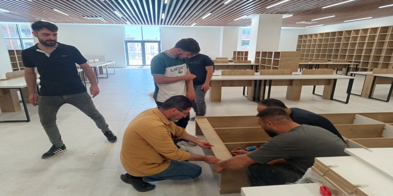 Şırnak İl Kültür ve Turizm Müdürlüğü Yeni Hizmet Binasında Son Hazırlıklar Sürüyor
