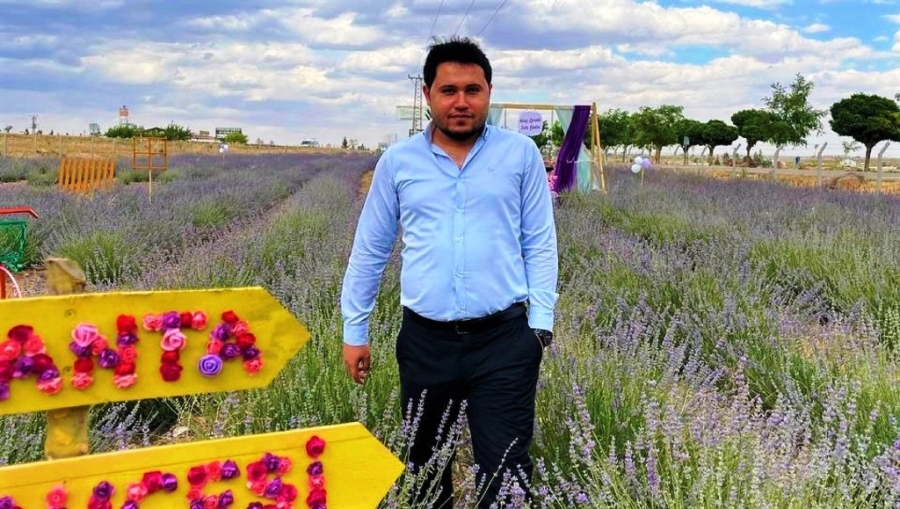 SURİYE SINIRINDA "LAVANTA TARLA'' GÜNLERİ