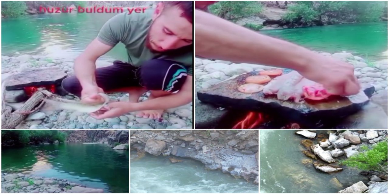 "Huzur buldum" dediği Habur Çayı'nda kayboldu! Erkan Sak'tan Geriye O Görüntüler Kaldı