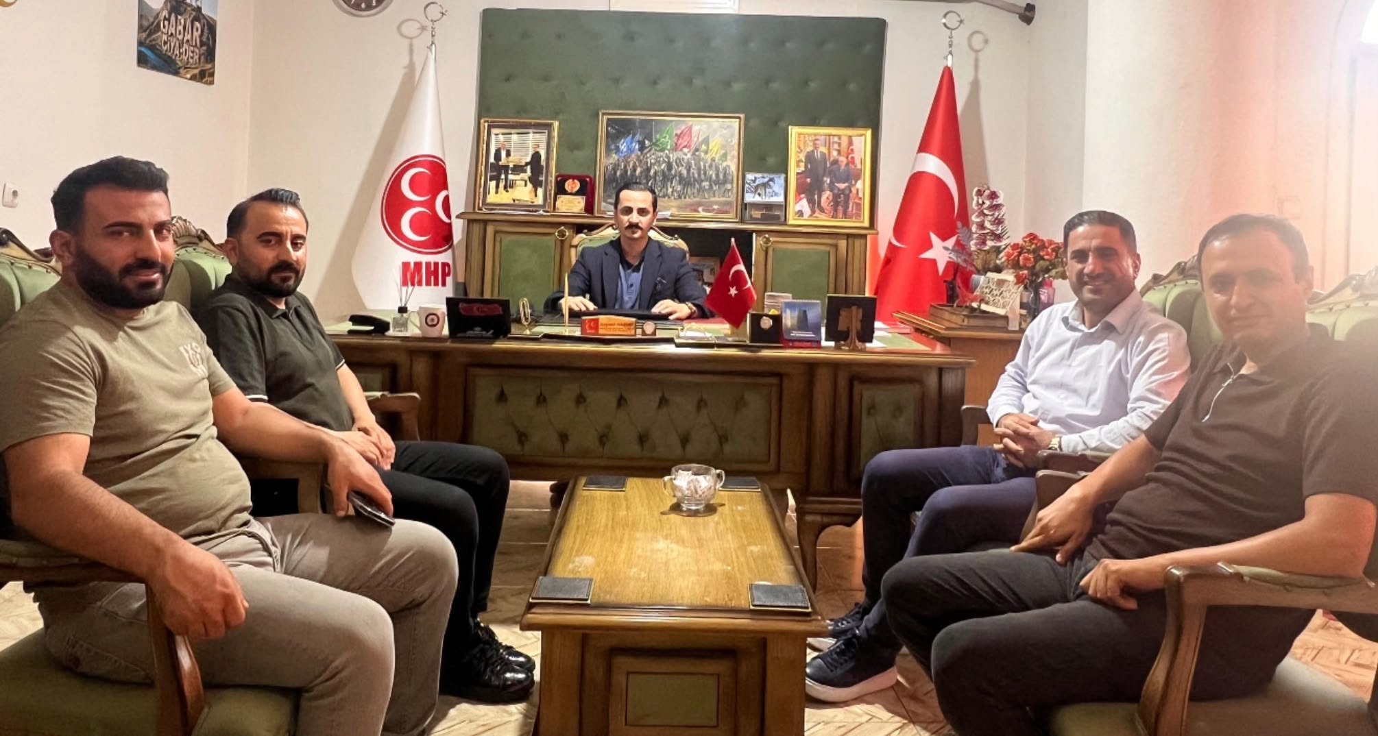 MHP Cizre İlçe Başkanı Haşimi, Cizre TÜGVA heyetini Ağırladı