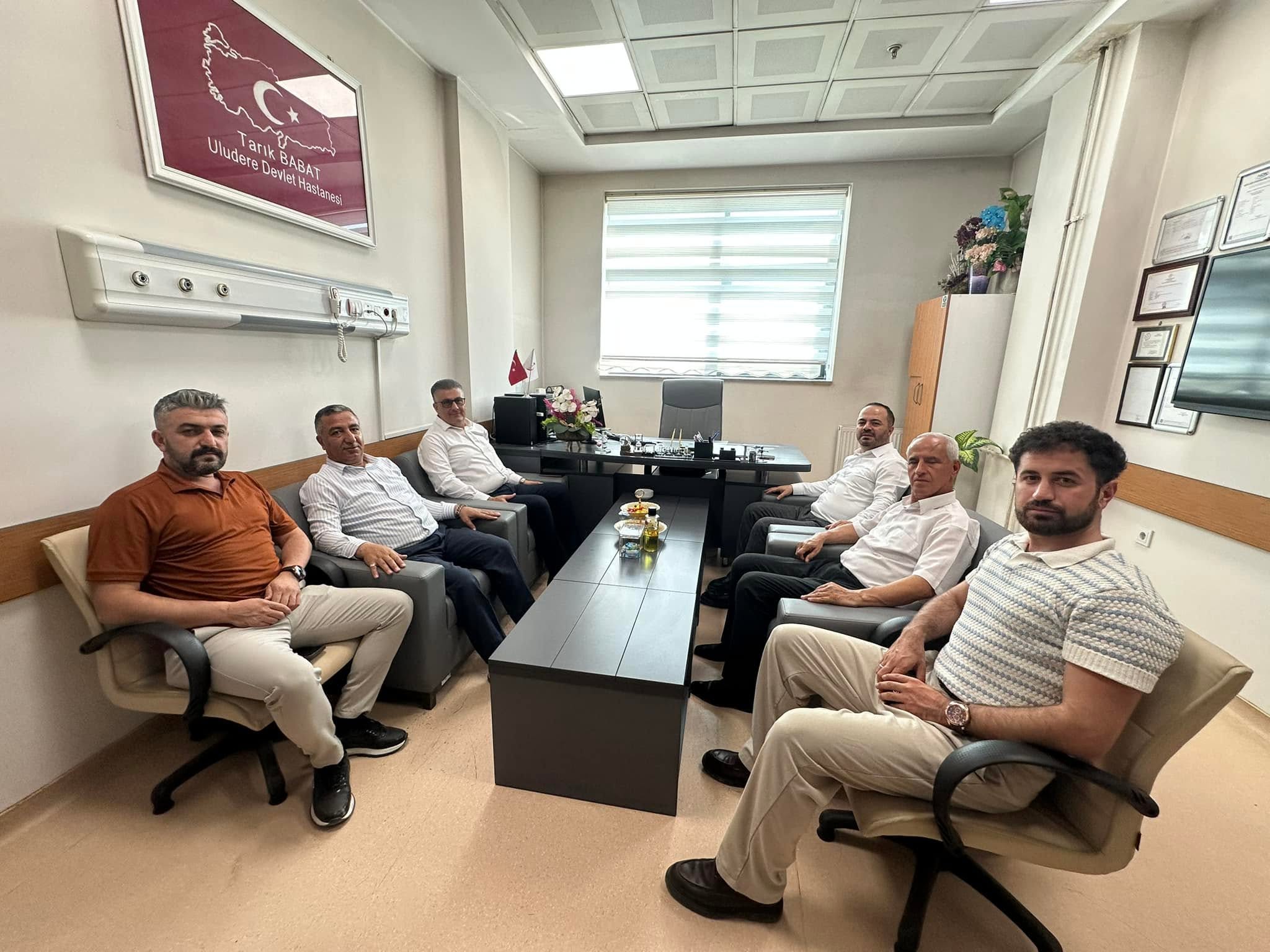 Sendika Başkanları Uludere Devlet Hastanesi’nde Sağlık Altyapısını Masaya Yatırdı