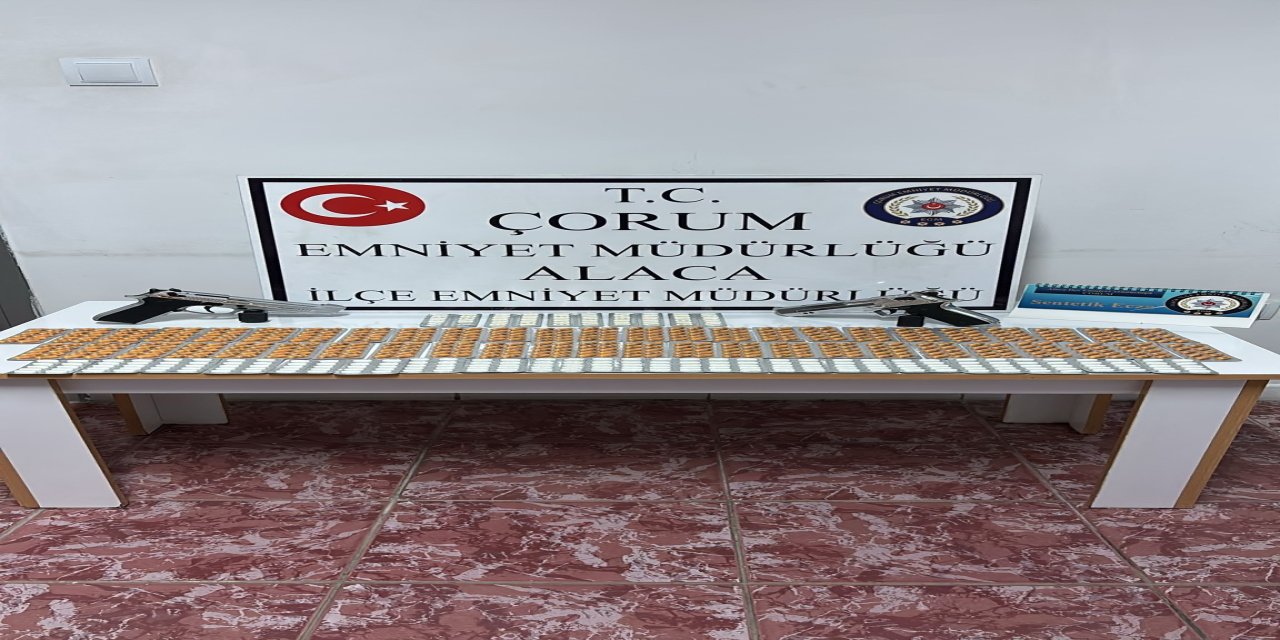 756 adet sentetik ecza hapı ele geçirildi: 1 tutuklama