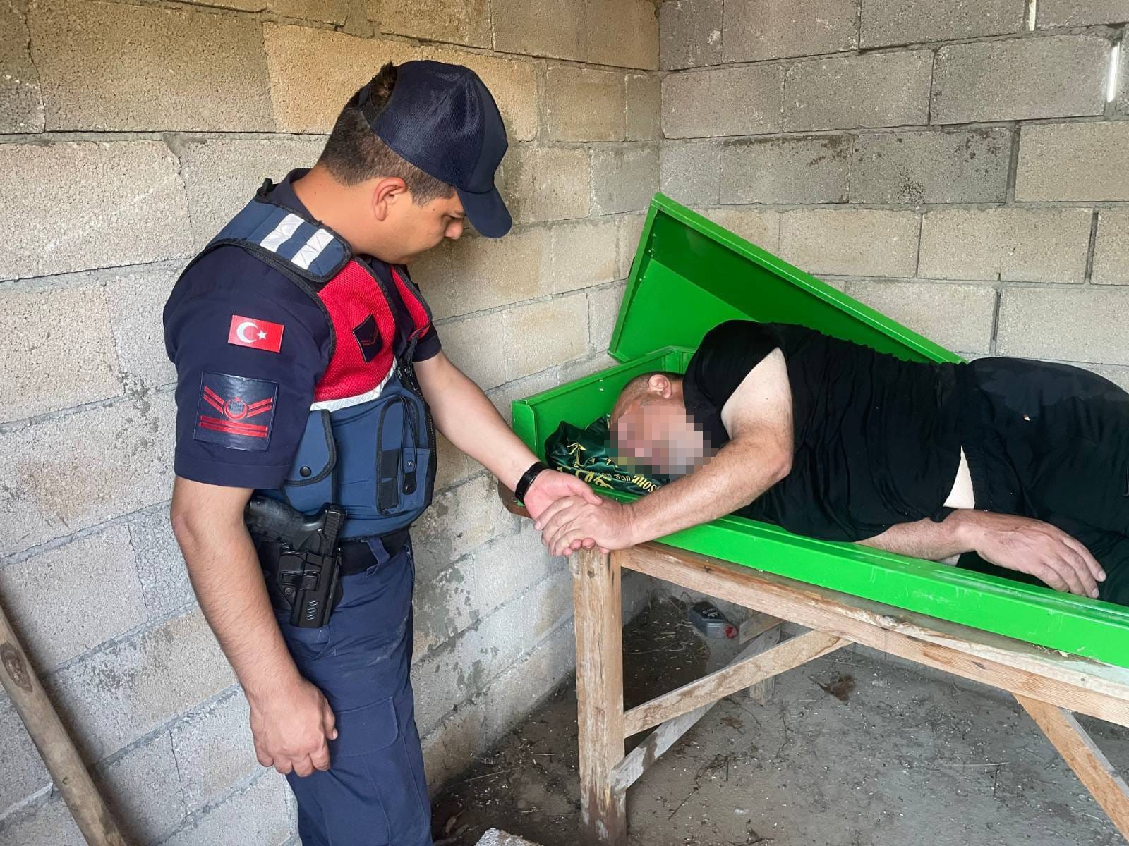 Kayıp vatandaş tabutun içinde bulundu