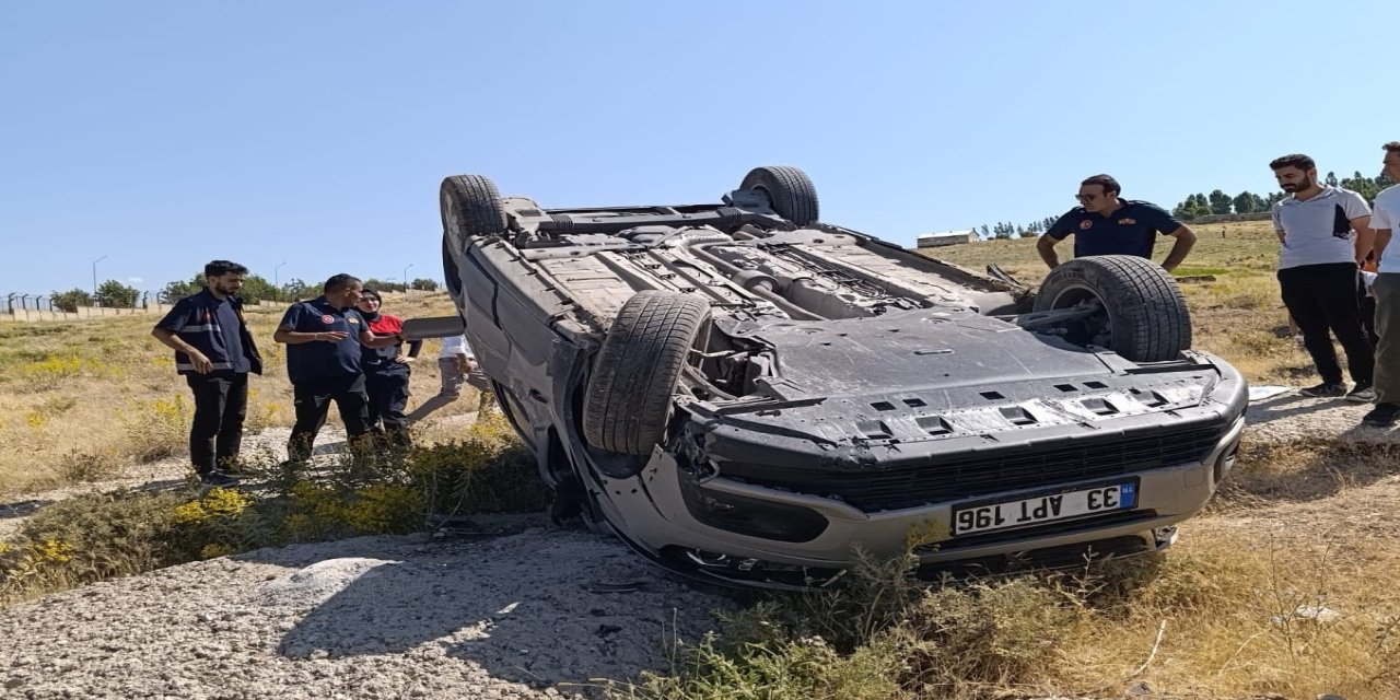 Kamyonet takla attı: 4 yaralı