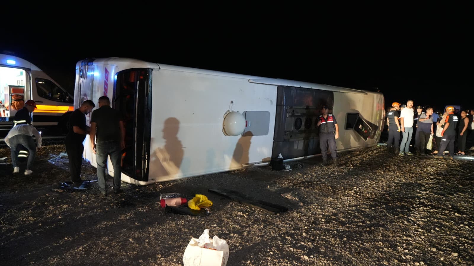 Kırıkkale'deki otobüs kazası: 40 yaralı