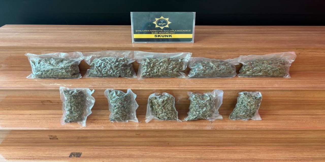 Şanlıurfa'da uyuşturucu ele geçirildi: 1 tutuklama