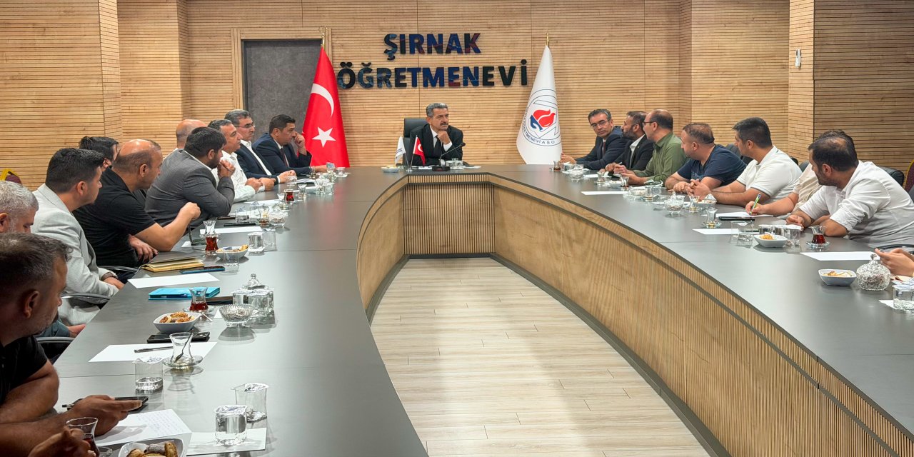 Şırnak'ta Eğitime Destek Platformu Toplantısı yapıldı