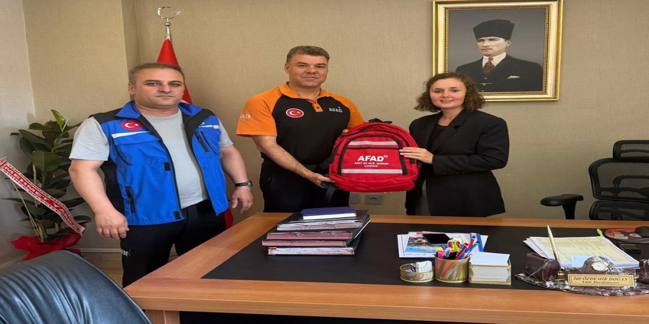 AFAD'dan Yeni Vali Yardımcısı Doğan'a Hayırlı Olsun Ziyareti