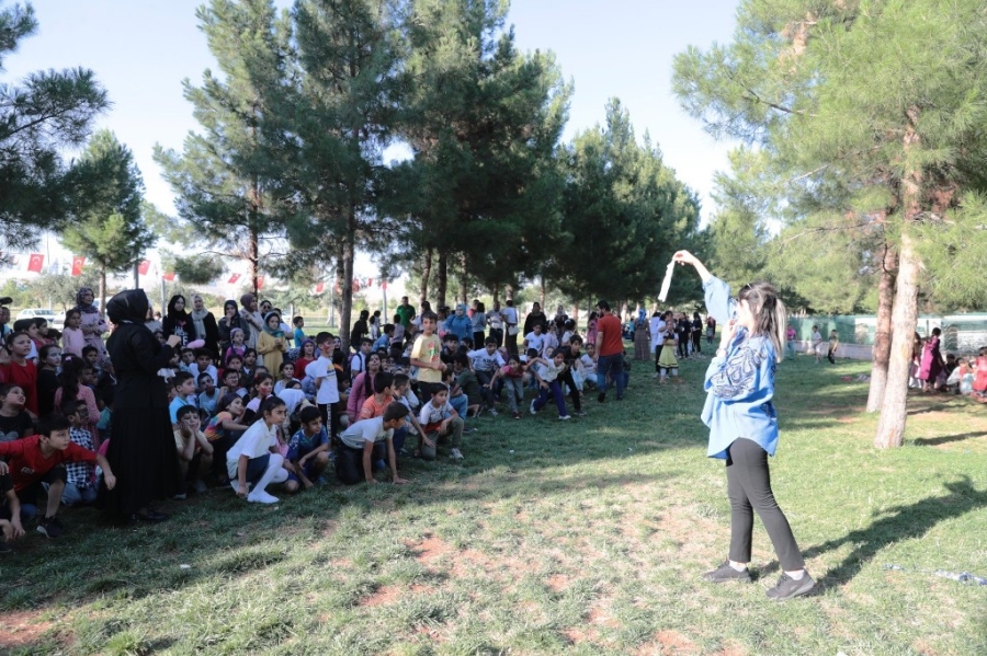 Unutulmaya yüz tutmuş sokak oyunları Şanlıurfa’da yaşatıldı