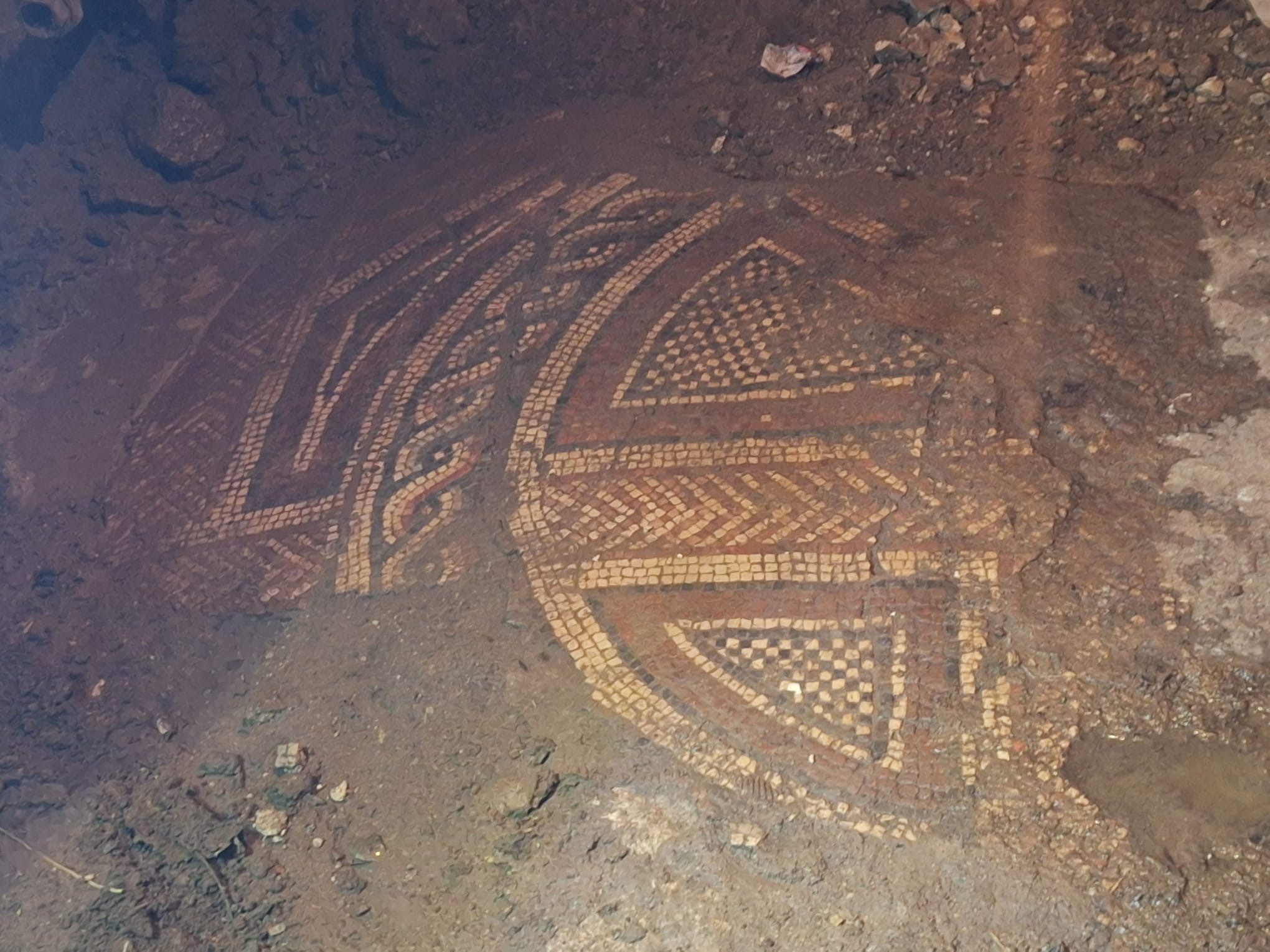 Mardin’de 1500 yıllık mozaik ele geçirildi