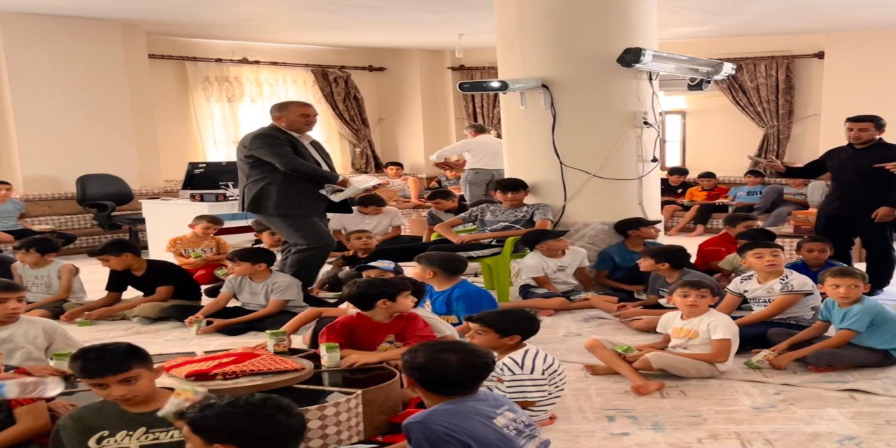 Dicle'de Kur'an kursu öğrencileri gençlik merkezinde bir araya geldi