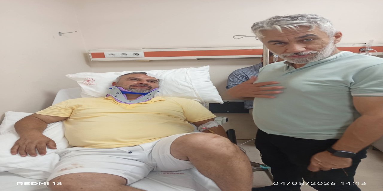 Şırnak'ta Korkutan Kaza: İl Özel İdaresi Personeli Murat Umaç Yaralandı