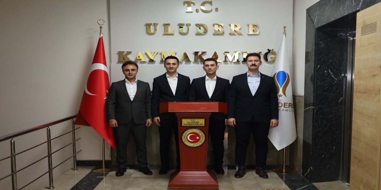 Uludere Kaymakamı Salih Kaya, Hakim ve Savcıları Ağırladı