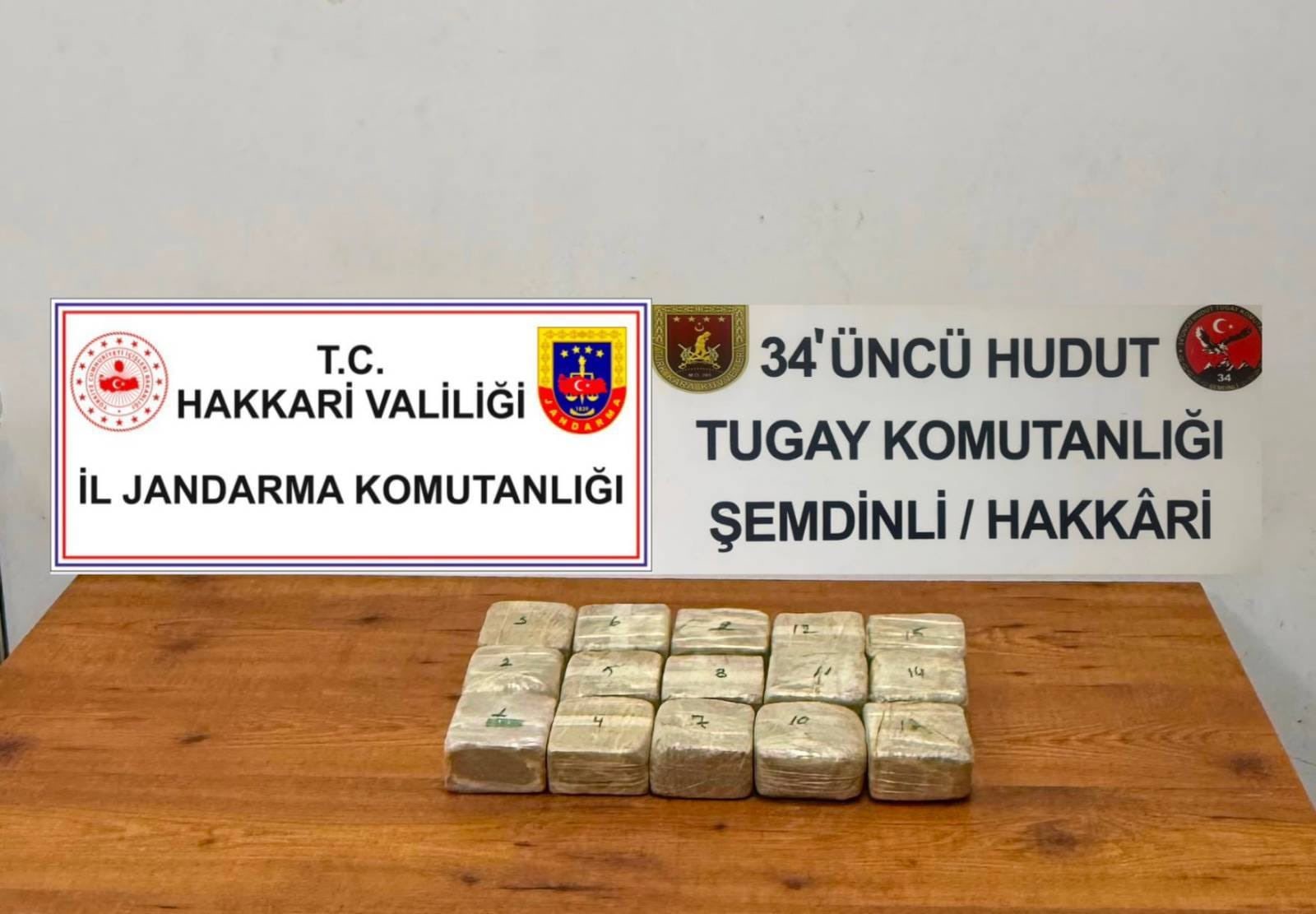 Hakkari-İran sınırında 7 kilo 720 gram eroin ele geçirildi