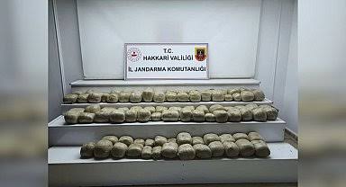 Hakkari’de 253 kilogram esrar ele geçirildi