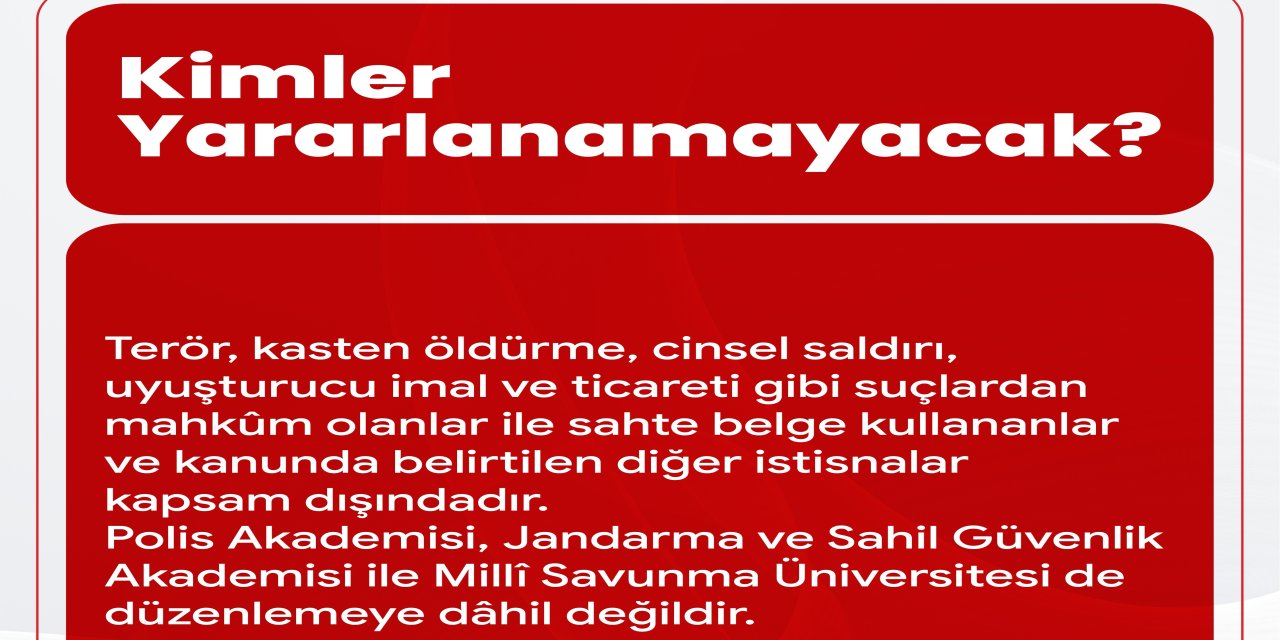 Yükseköğretimde öğrenci affı düzenlemesi yürürlüğe girdi