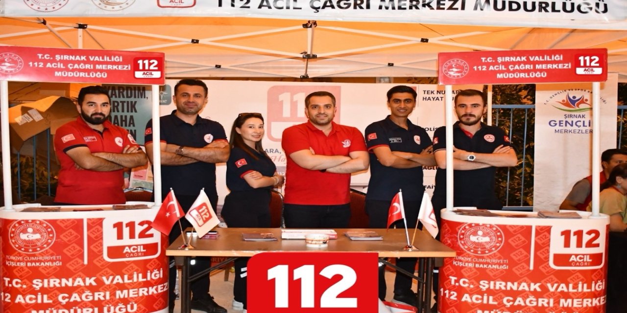 Şırnak’ta TEKNOFEST Alanında 112 Acil Çağrı Merkezi Bilgilendirmesi