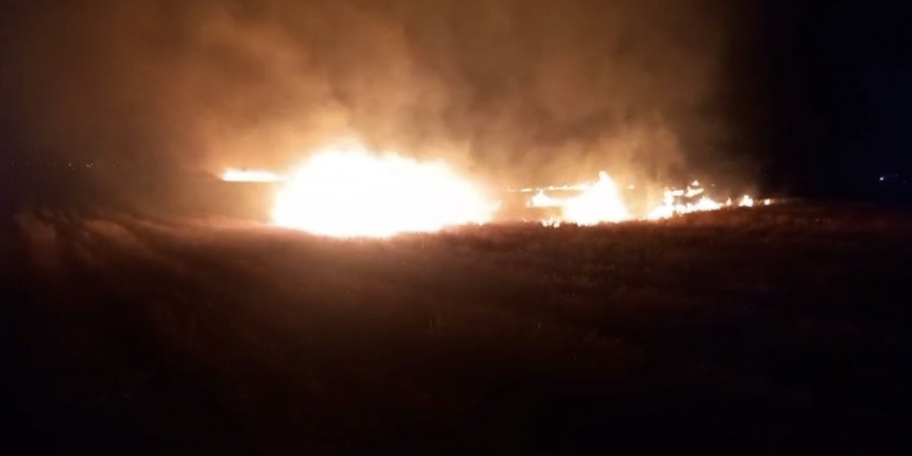 Gaziantep’te arazi yangını söndürüldü