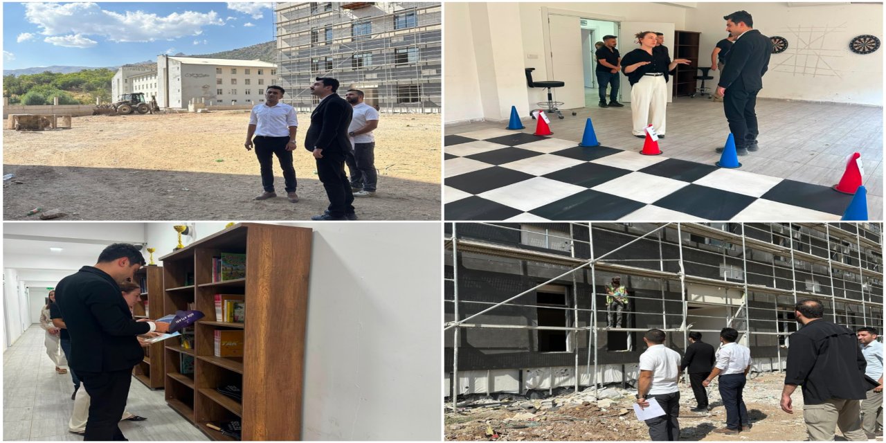 Beytüşşebap’ta Kaymakam Tutal’dan Hastane ve Gençlik Merkezi Ziyareti