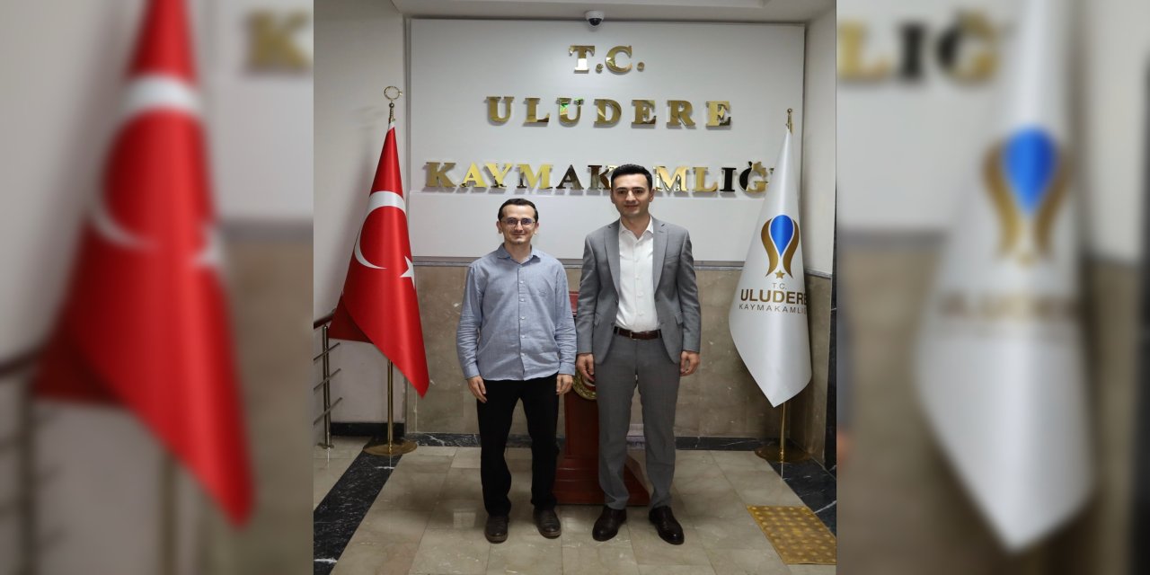 Uludere Kaymakamı Kaya’dan Hakim Açar’a Görev Tebriği