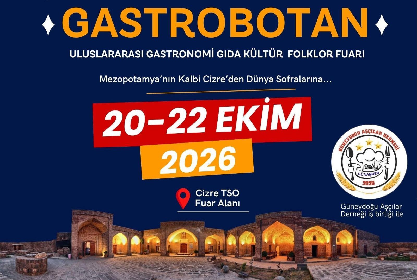 Cizre’de GASTROBOTAN 2026 İçin Düğmeye Basıldı