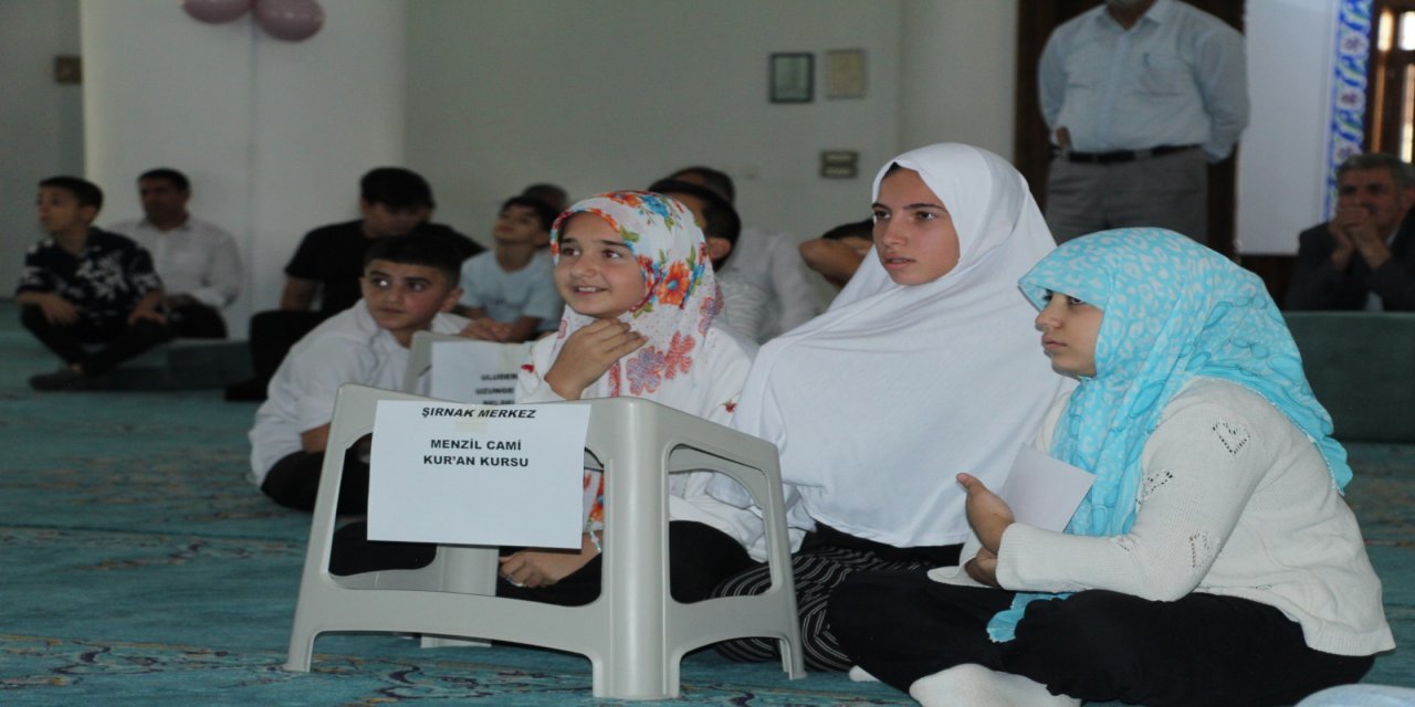 Şırnak’ta Yaz Kur’an Kurslarında final coşkusu: Şampiyonlara ödülleri verildi