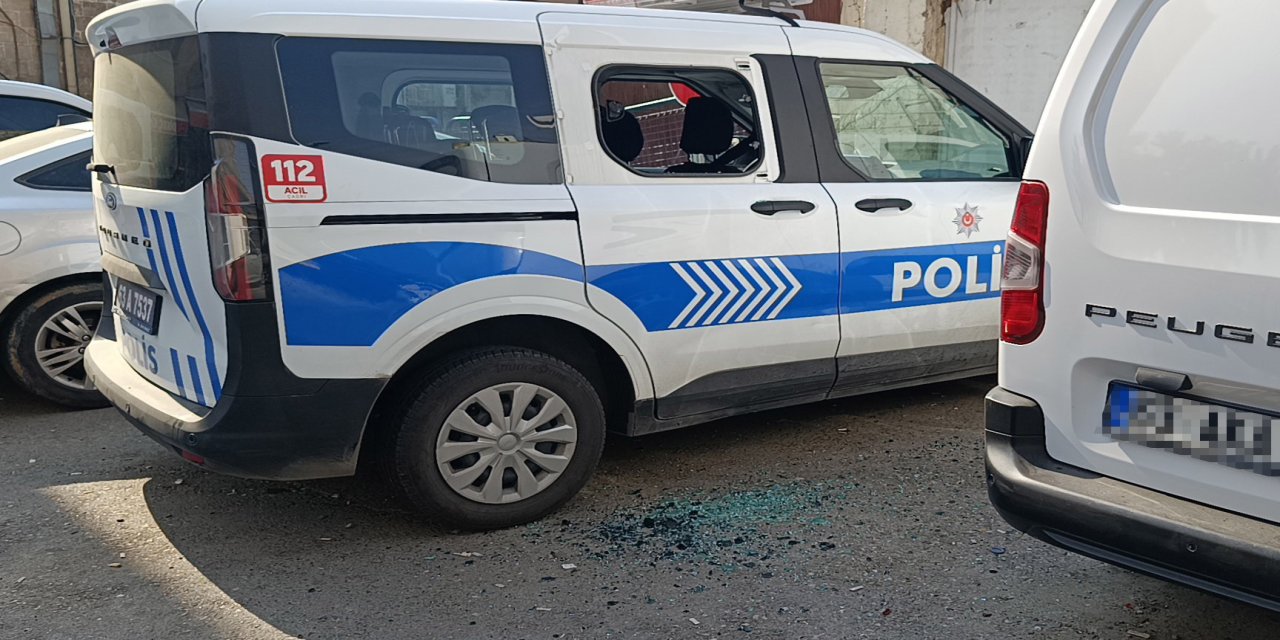 Şanlıurfa'da polis aracına zarar veren zanlı tutuklandı