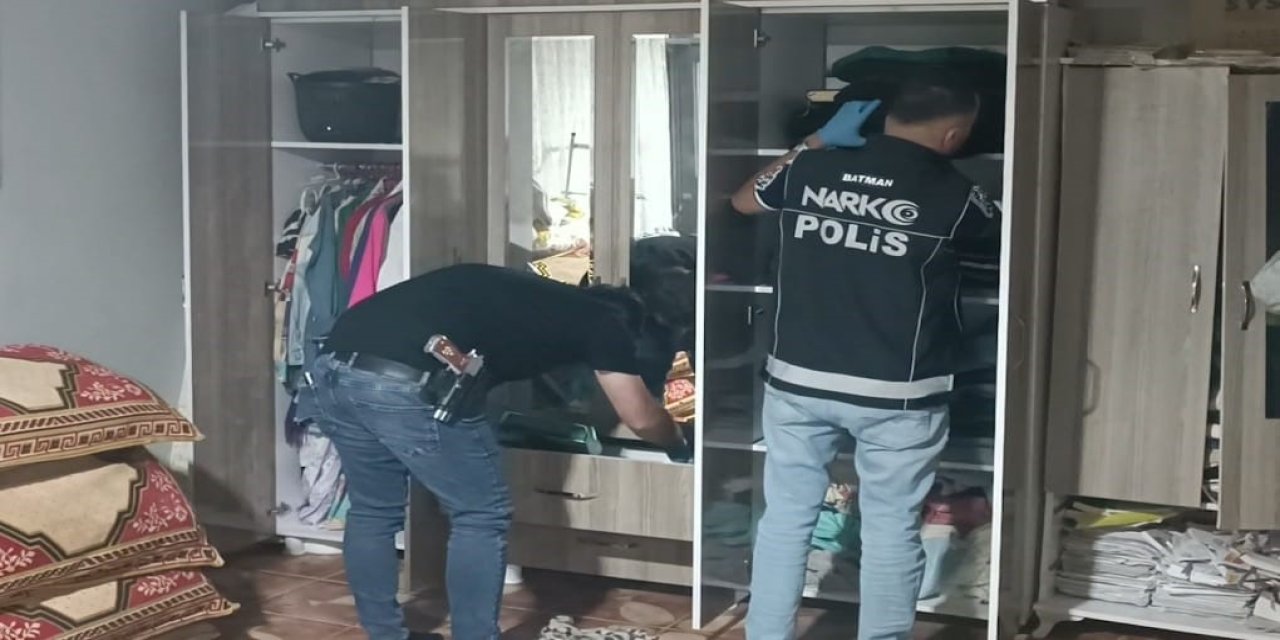 Batman'da uyuşturucu operasyonları: 5 tutuklama