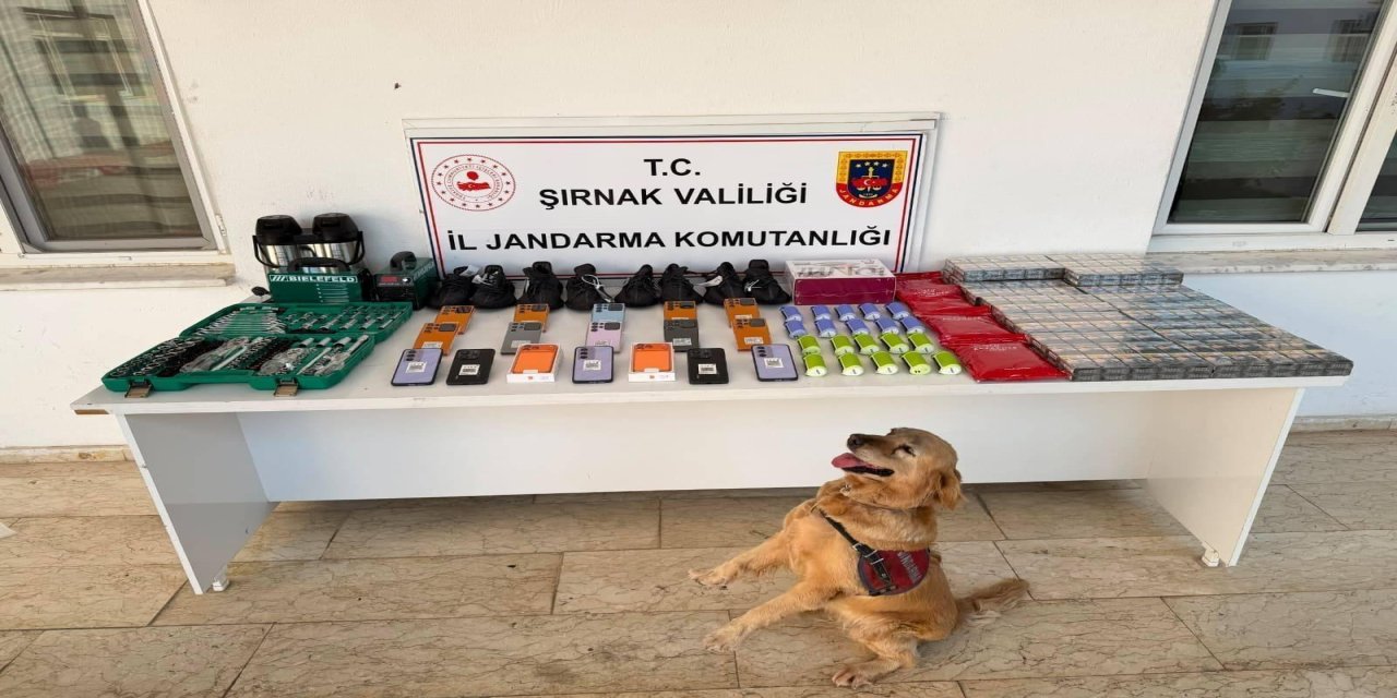 Şırnak’ta kaçakçılık operasyonu: 26 milyon liralık kaçak malzeme ele geçirildi