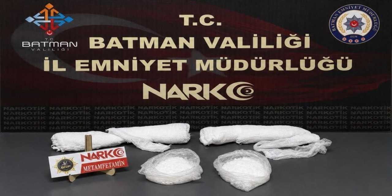 Kolundaki alçıya 1 kilo metamfetamin koyan şahıs tutuklandı