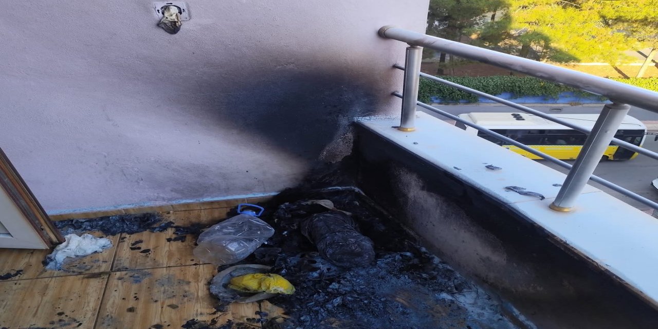 Siirt'te apartmanın 5. katında piknik tüpü patladı