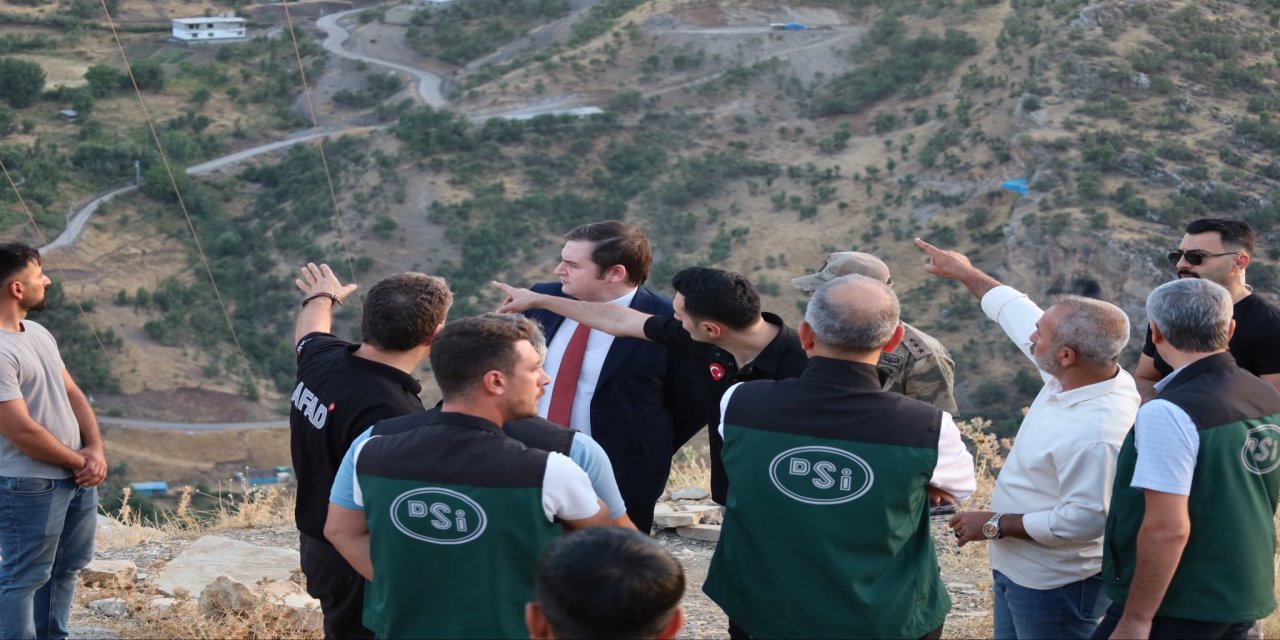 Uludere’de Heyelan ve Taşkın Riskleri İçin Sahada İnceleme