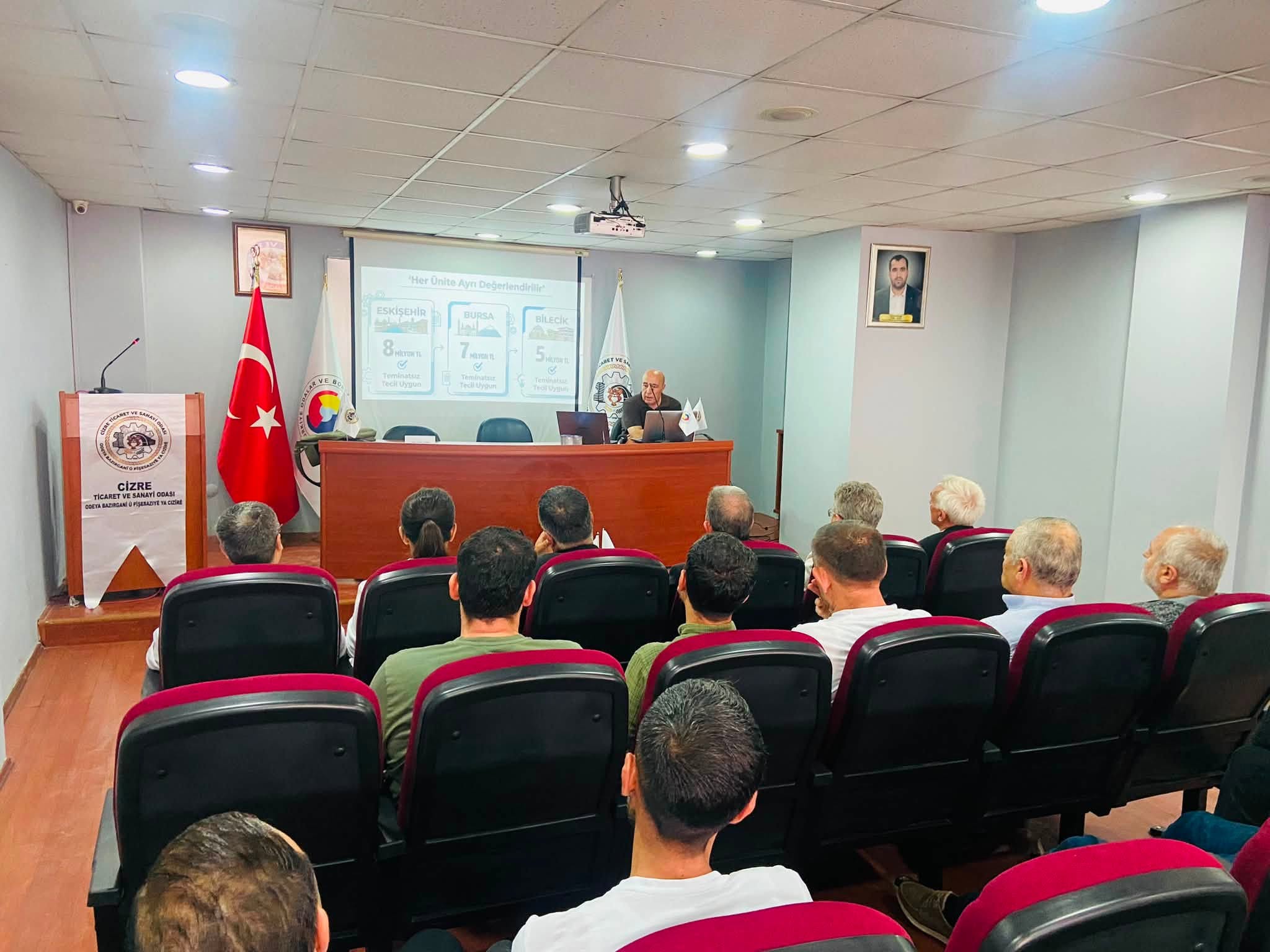 Cizre’de SGK Borç Tescil Ve Taksitlendirme Bilgilendirme Toplantısı
