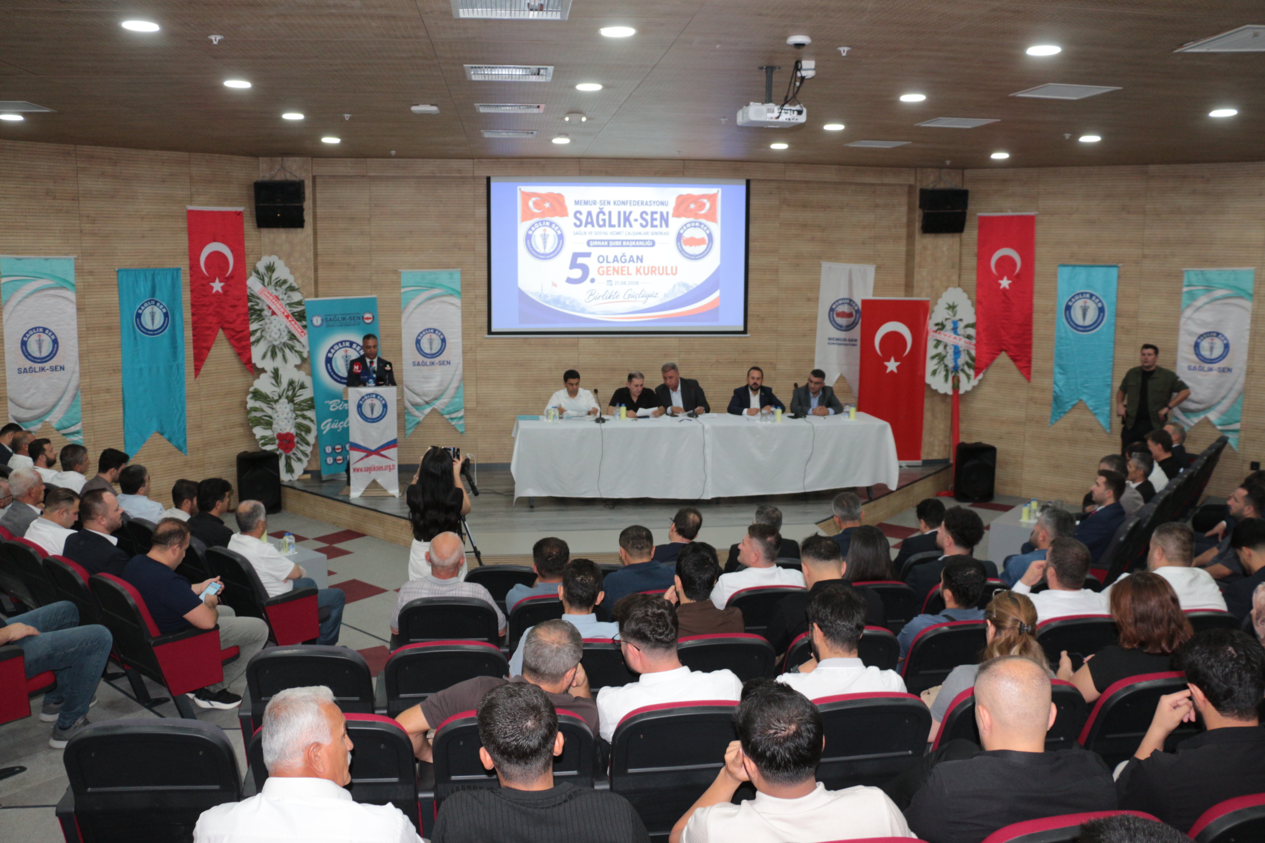 Sağlık-Sen Şırnak Şubesinde Başkan Sabgatullah Anmal Güven Tazeledi