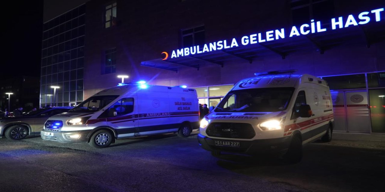 Niğde'de silahlı kavgada 2 kişi yaralandı
