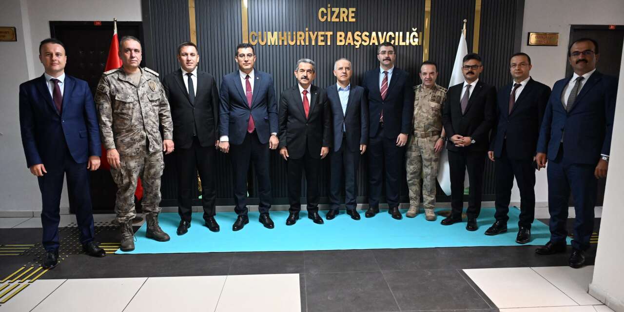 Şırnak Protokolünden Cizre Başsavcısı Köroğlu’na ziyaret