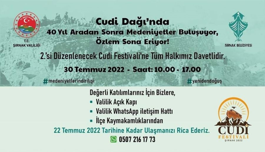 KATO VE CUDİ DAĞINDA FESTİVAL HAZIRLIKLARI BAŞLADI