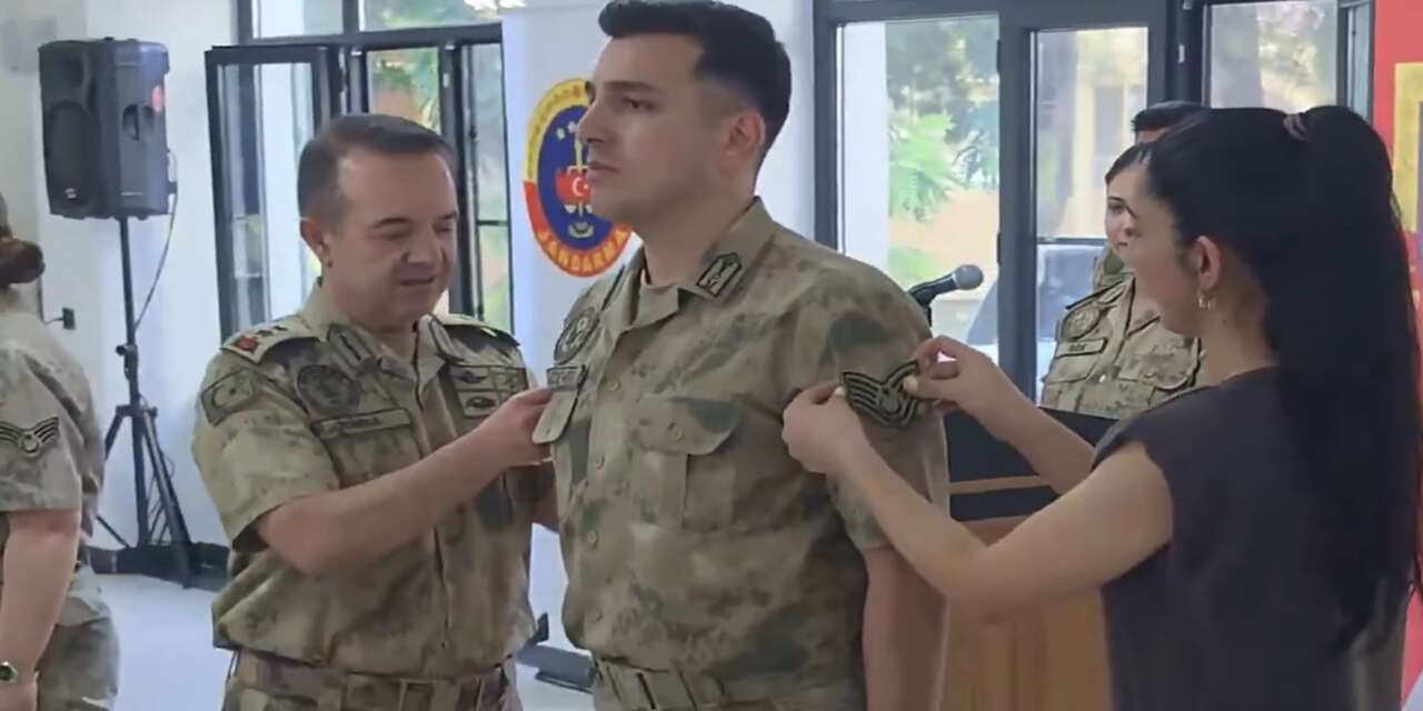 Şırnak’ta Jandarma Personeline Rütbe Terfisi