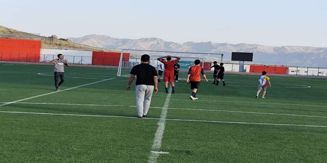 Şırnak’ta Çocuklar Futbol Maçında Buluştu