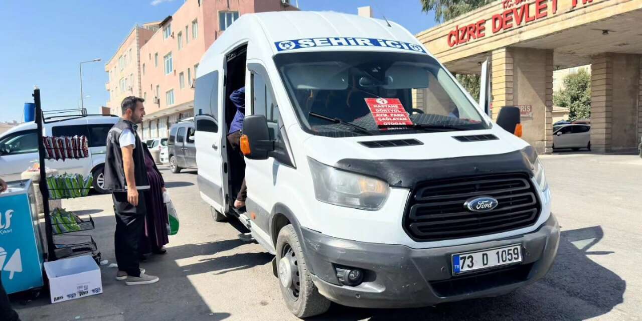 Cizre’de Toplu Taşıma Araçlarına Sıkı Denetim