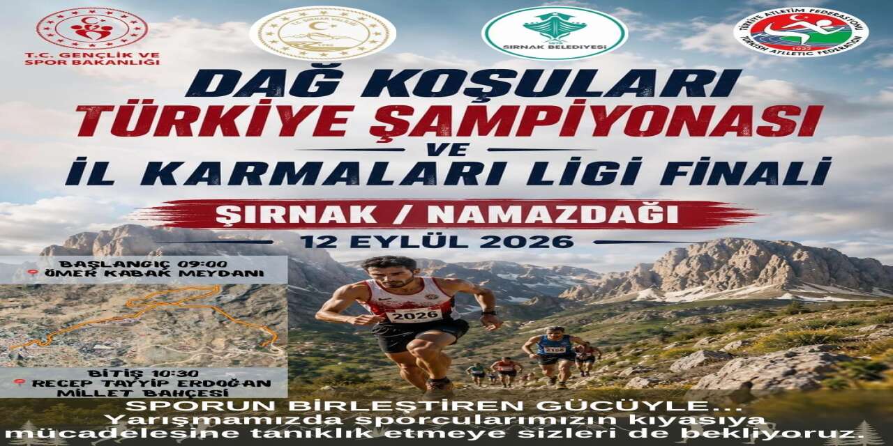 Türkiye’nin En İyi Dağ Koşucuları Şırnak’ta Buluşuyor