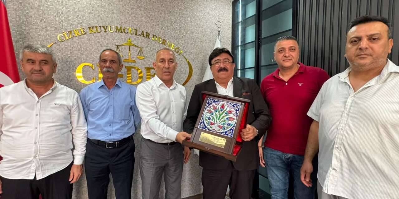 Eski Milletvekili Abdullah Veli Seyda’dan Cizre Kuyumcular Derneğine Ziyaret